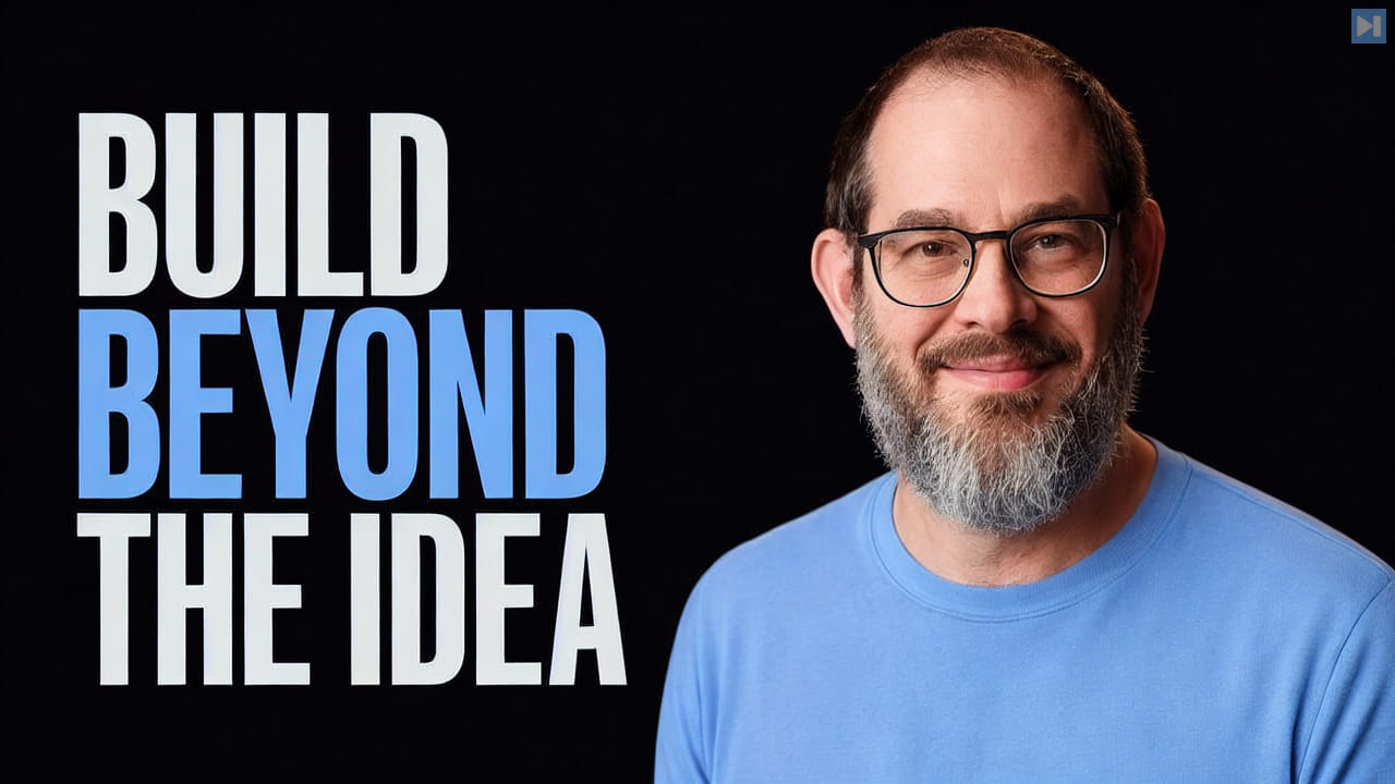 Portrait of Nate B. Jones beside the words Build Beyond the Idea