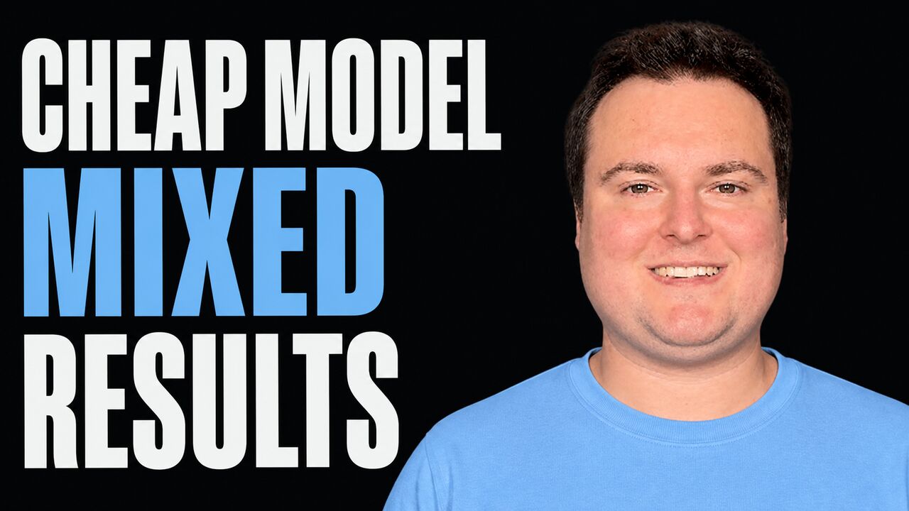 Portrait of Bijan Bowen beside the words Cheap Model Mixed Results