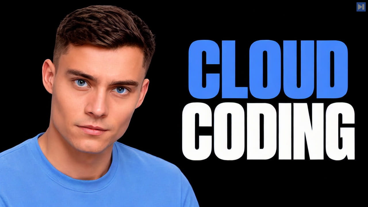 David Ondrej beside the headline CLOUD CODING on a black background.
