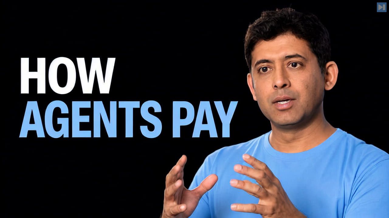 Anil Nadiminti beside the words How Agents Pay