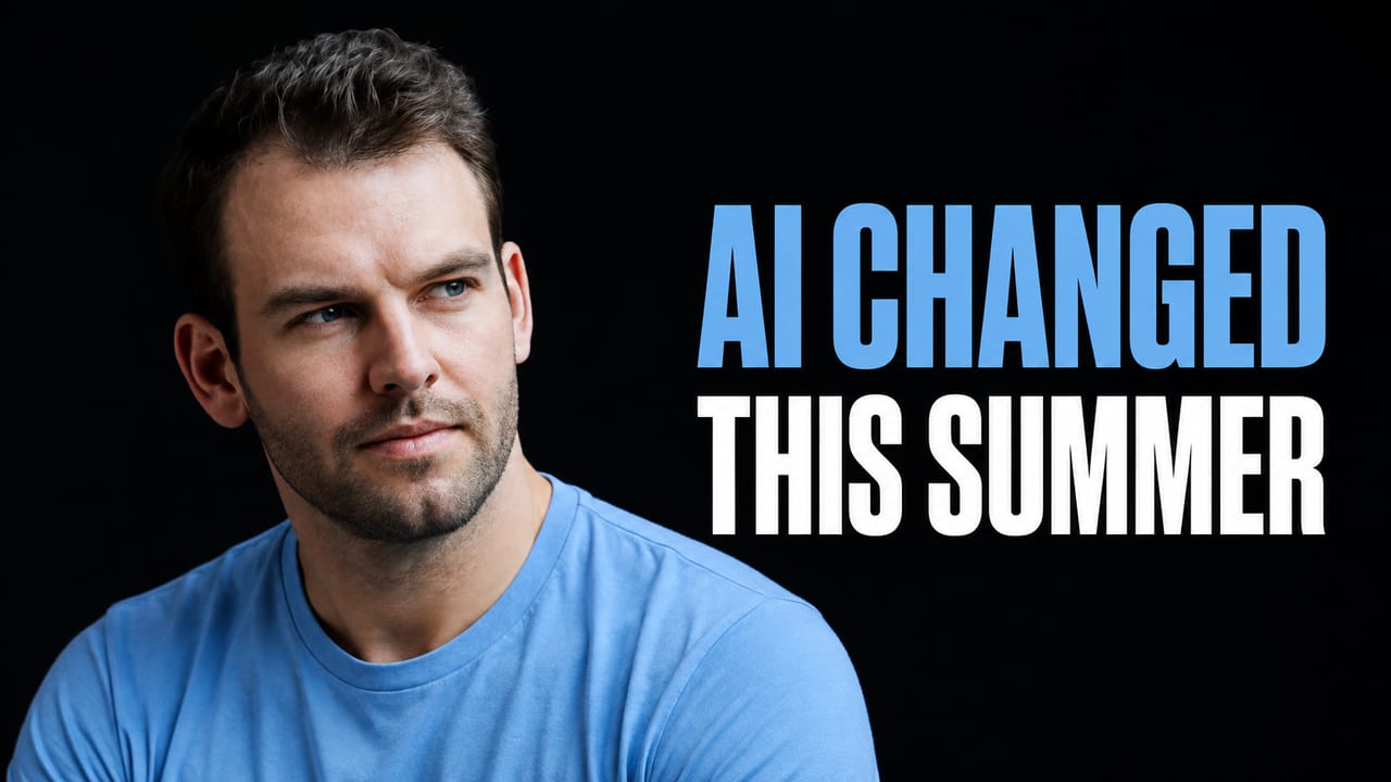 Nathaniel Whittemore beside the words AI Changed This Summer