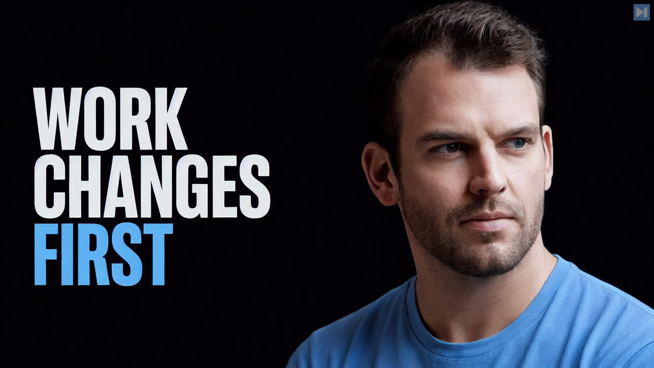 Nathaniel Whittemore beside the words Work Changes First