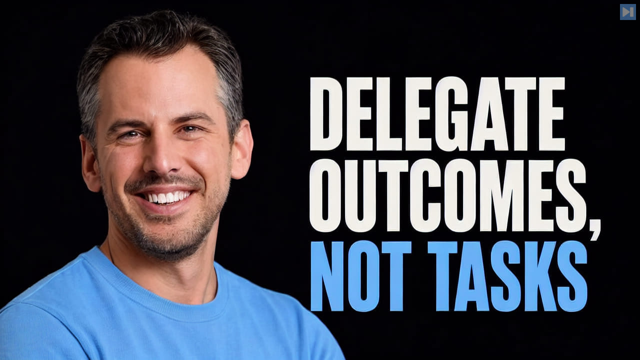 Mike Krieger beside the words Delegate Outcomes, Not Tasks