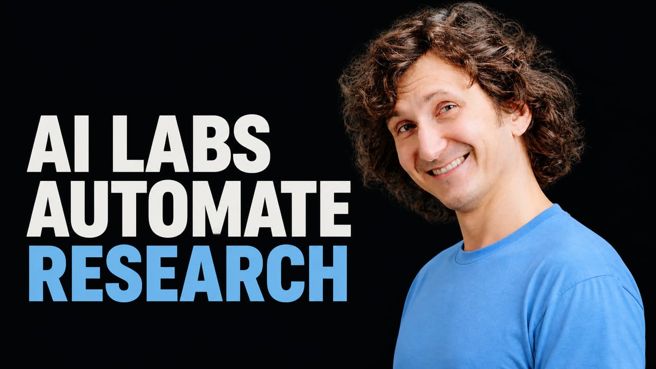 Jerry Tworek beside the words AI Labs Automate Research
