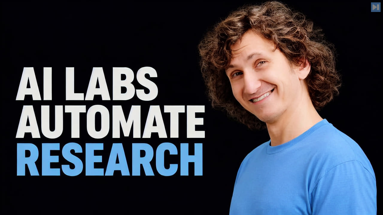 Jerry Tworek beside the words AI Labs Automate Research