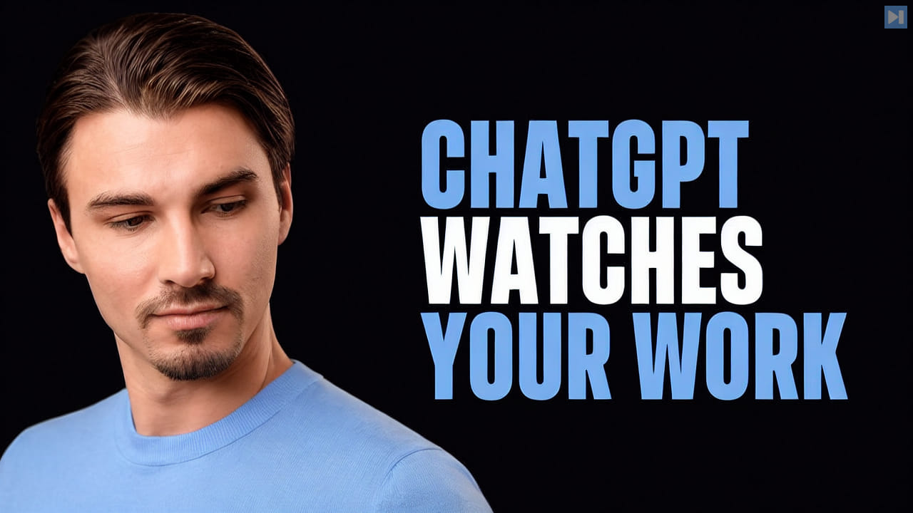 Igor Pogany beside the words ChatGPT Watches Your Work