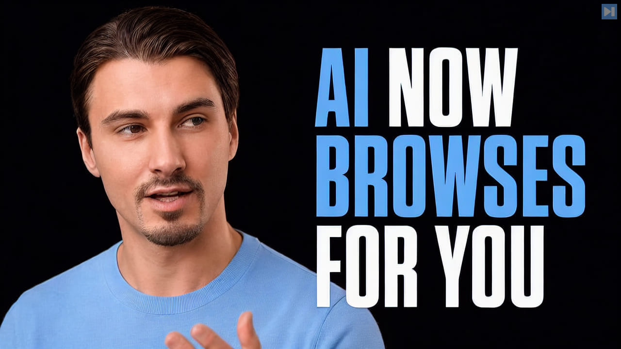 Igor Pogany beside the words AI Now Browses for You