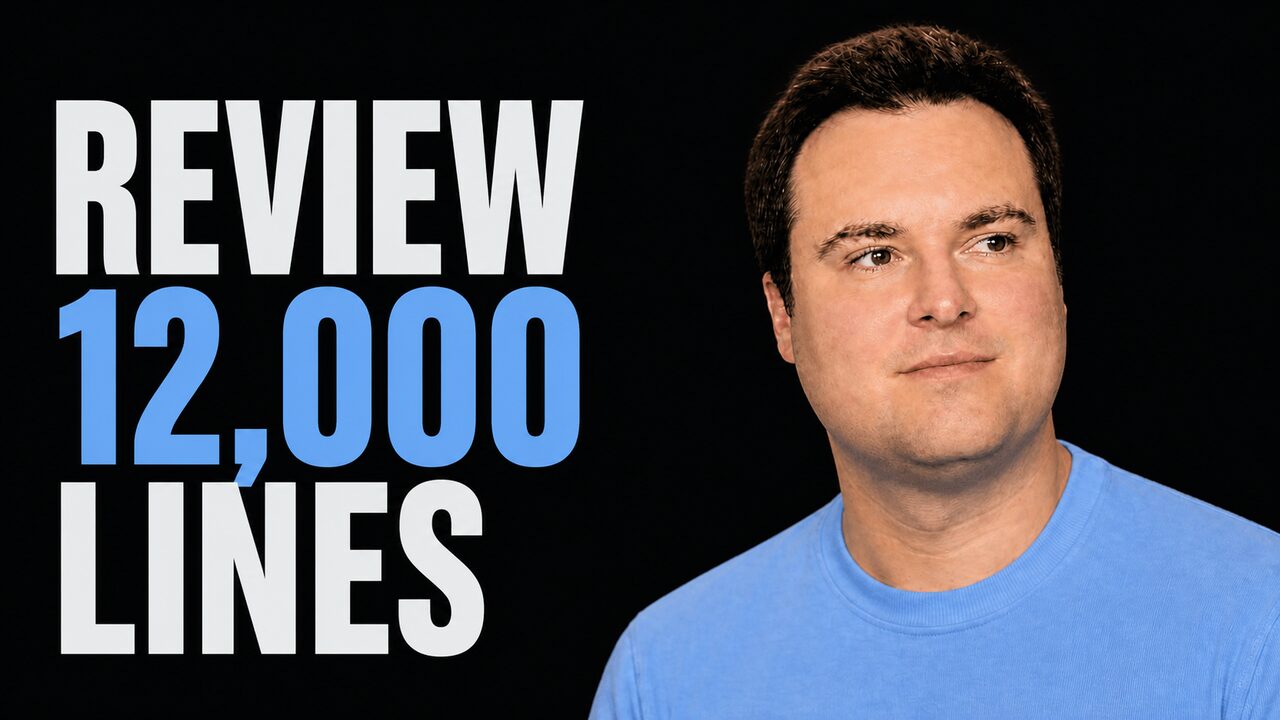 Bijan Bowen beside the words Review 12,000 Lines
