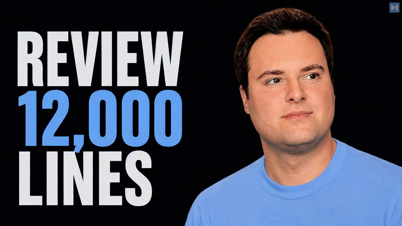 Bijan Bowen beside the words Review 12,000 Lines