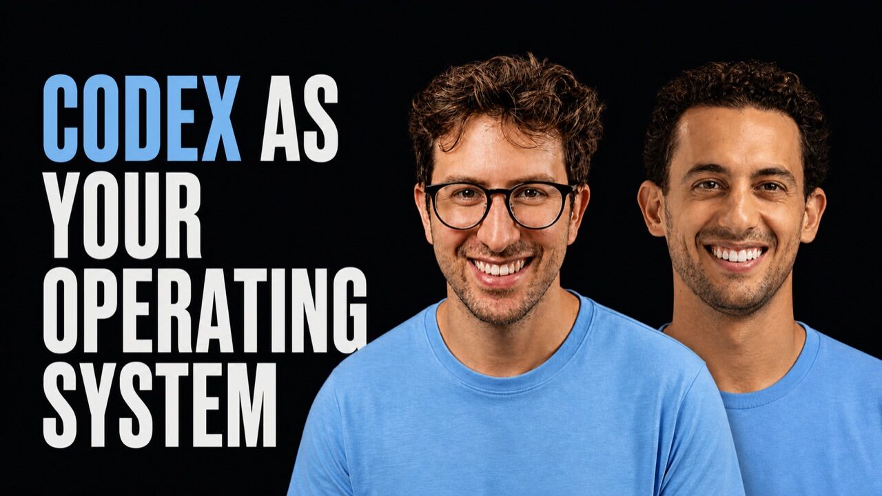 Greg Isenberg and Dan Shipper beside the words Codex as Your Operating System