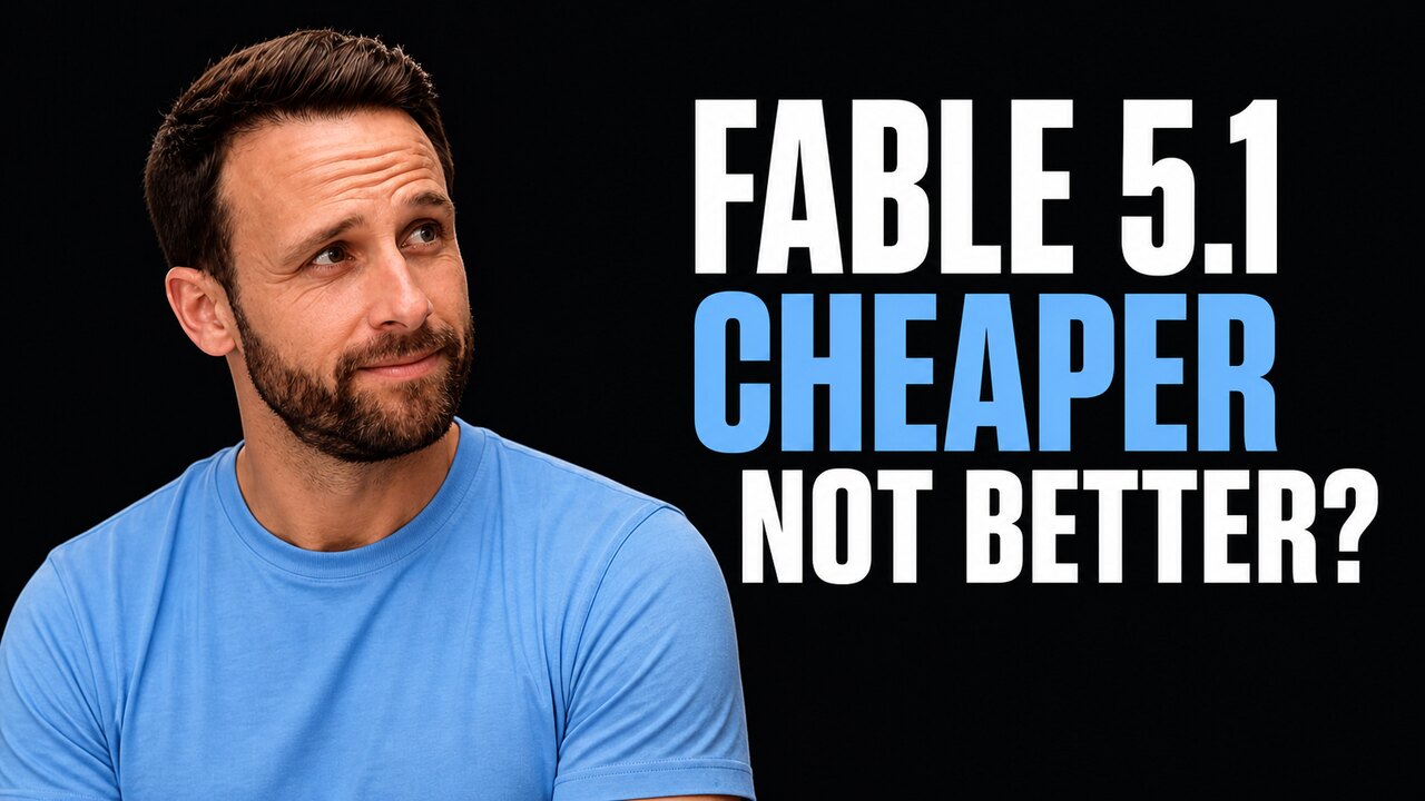 Pat Simmons beside the headline Fable 5.1 Cheaper Not Better?