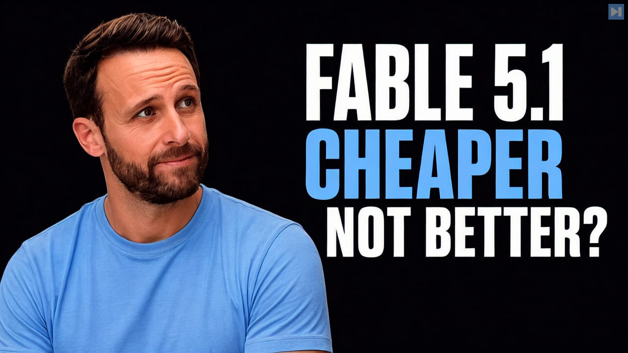 Pat Simmons beside the headline Fable 5.1 Cheaper Not Better?
