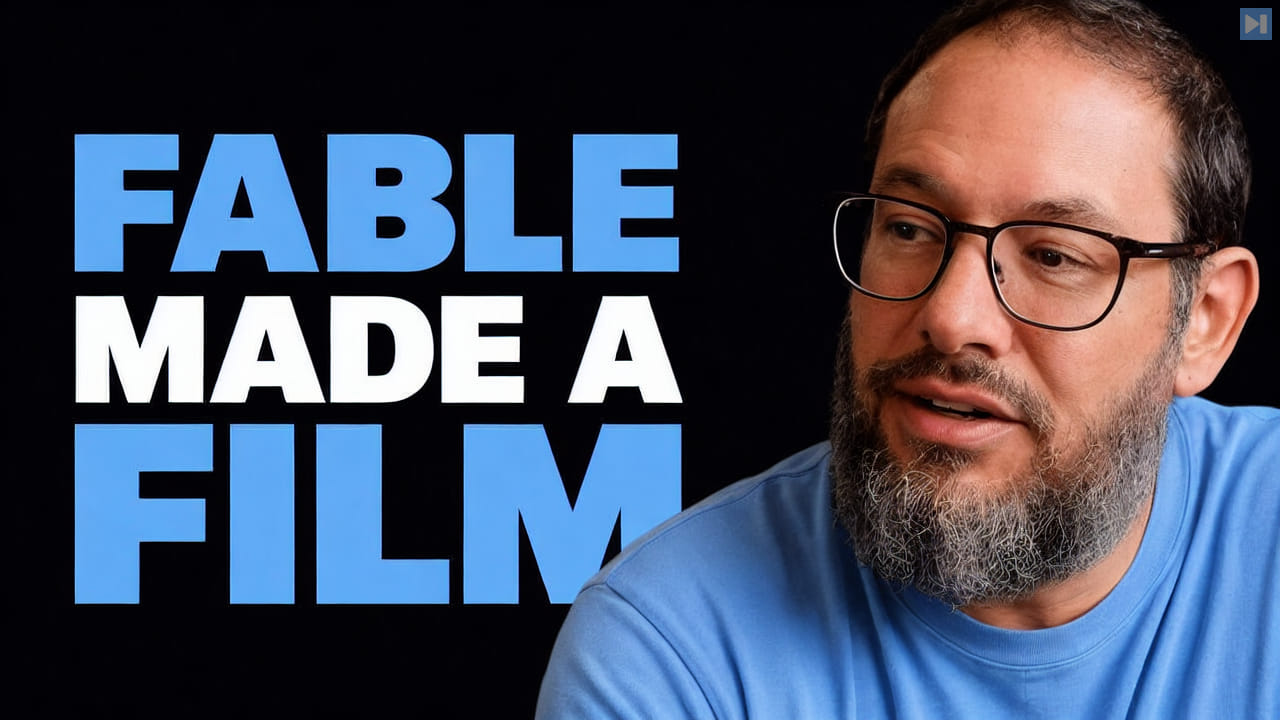 Nate B. Jones beside the words Fable Made a Film