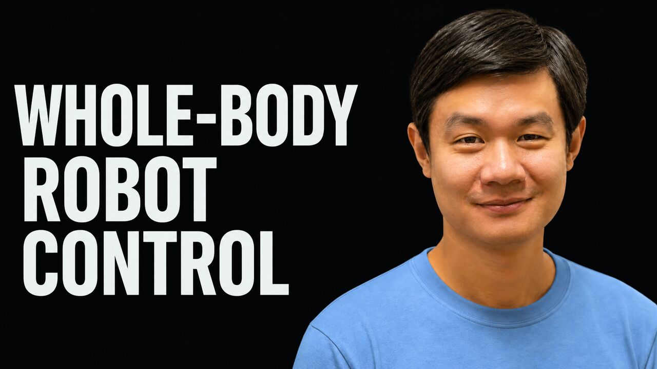Jie Tan beside the words Whole-Body Robot Control