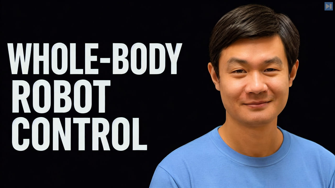 Jie Tan beside the words Whole-Body Robot Control
