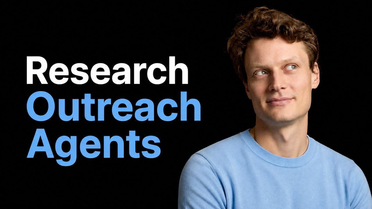Portrait of Niels Rogge beside the headline Research Outreach Agents.