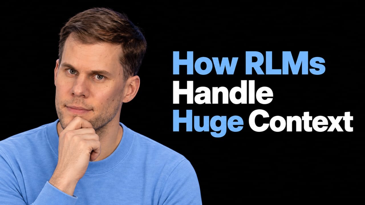 Kevin Madura explaining how recursive language models inspect data, write code, and delegate subtasks