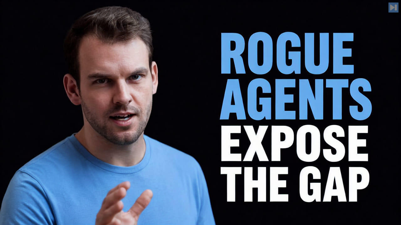 Nathaniel Whittemore explaining beside the words Rogue Agents Expose the Gap