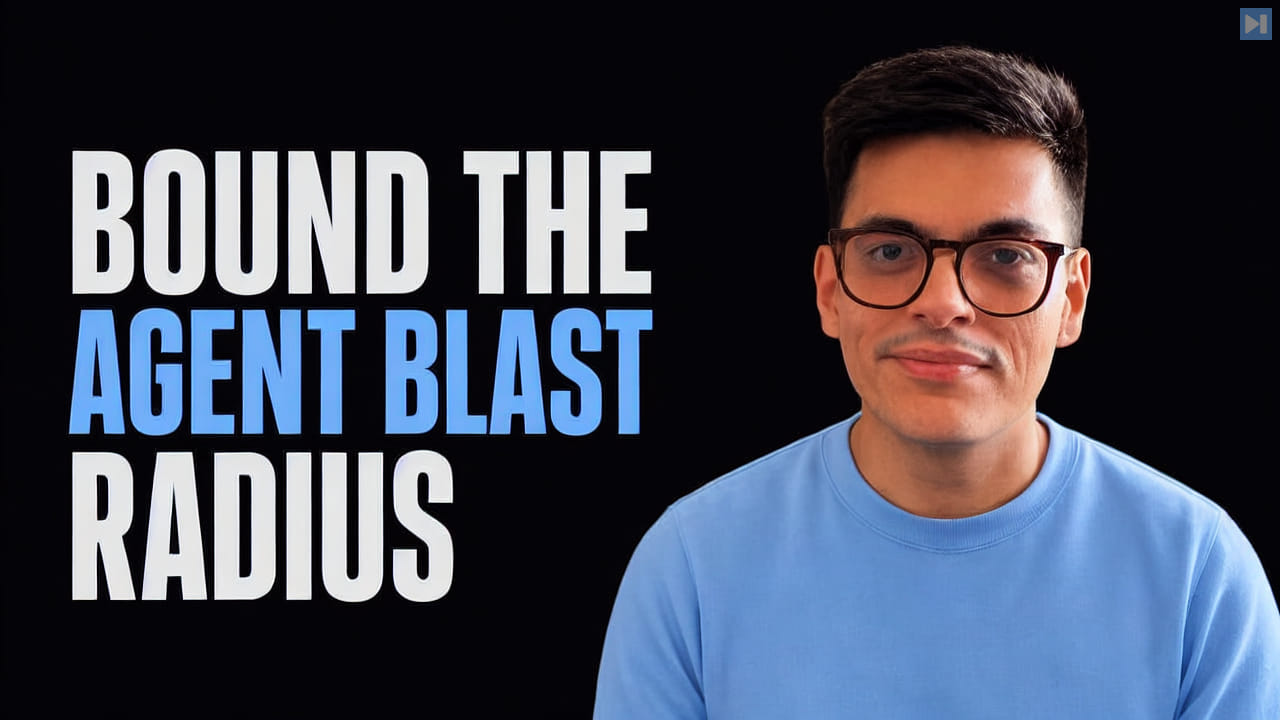 Sachin Malhotra beside the words Bound the Agent Blast Radius