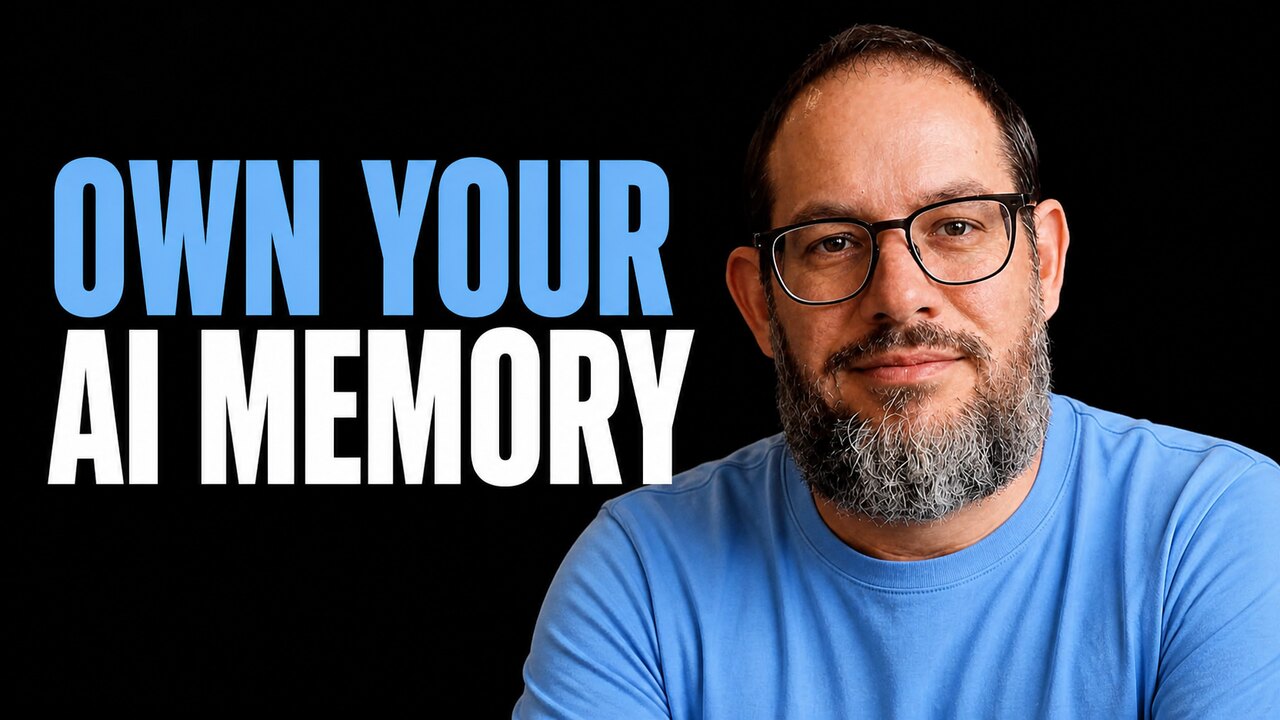 Nate B. Jones beside the headline Own Your AI Memory