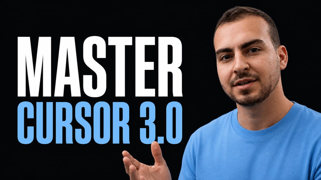 Tim Ruscica beside the words Master Cursor 3.0