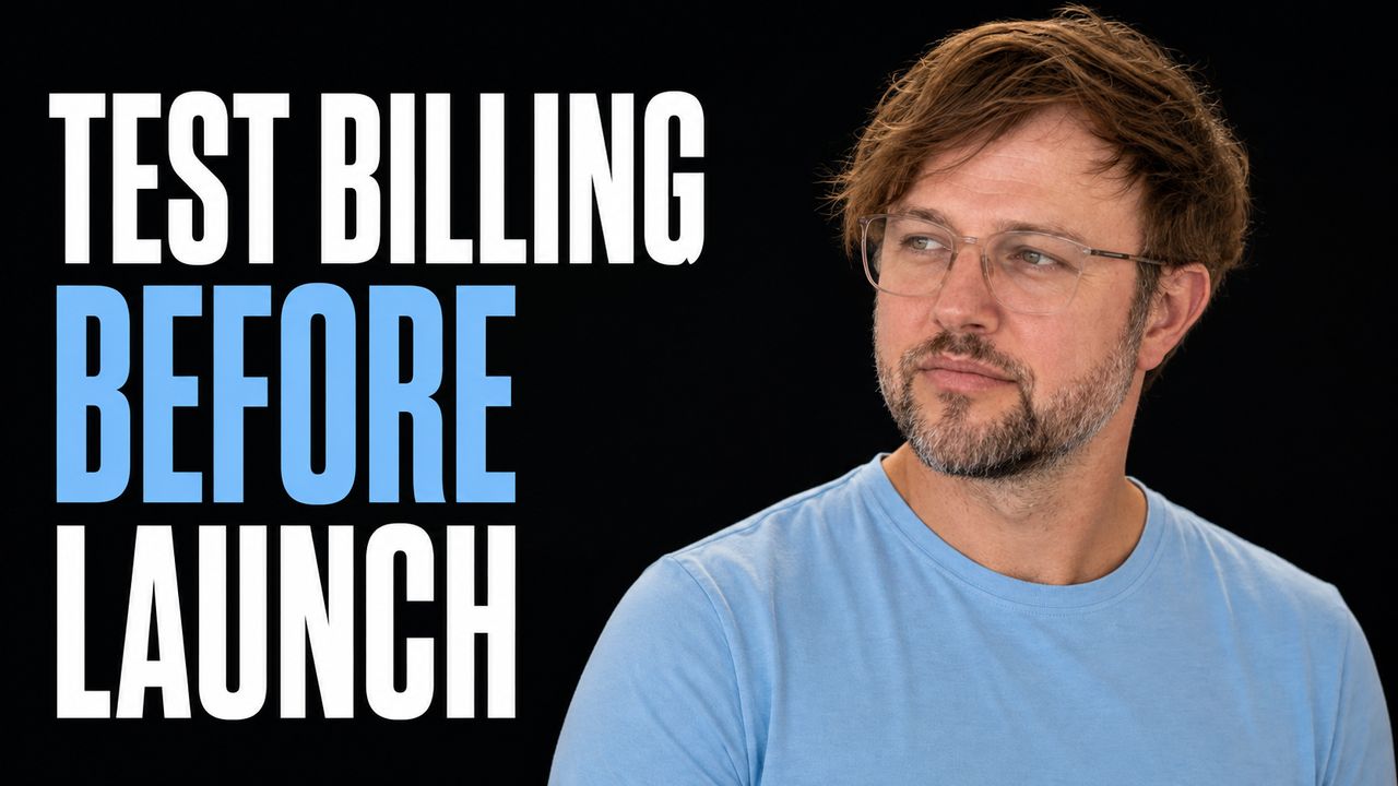 Andrew Garvin beside the headline Test Billing Before Launch