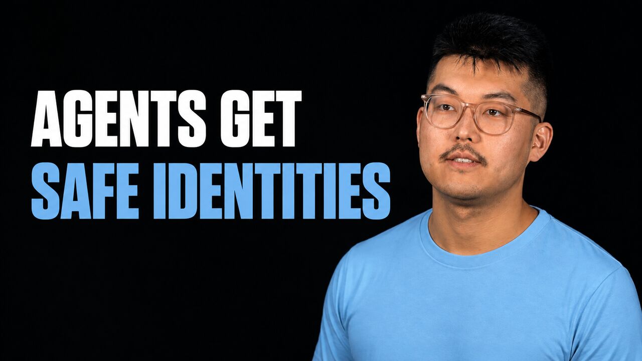 Shu Fang beside the headline Agents Get Safe Identities