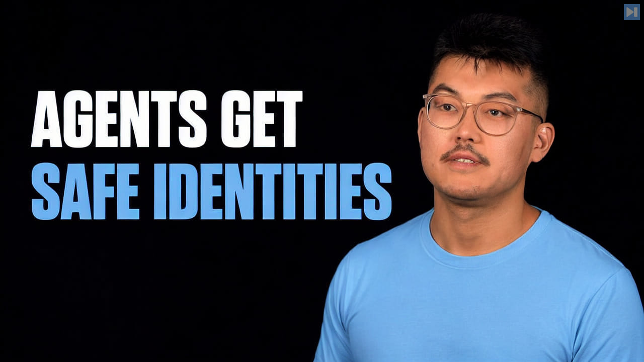 Shu Fang beside the headline Agents Get Safe Identities