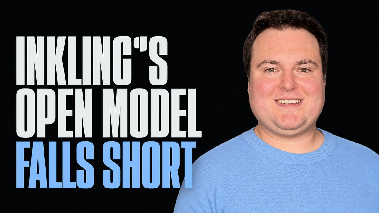 Portrait of Bijan Bowen beside the words Inkling's Open Model Falls Short