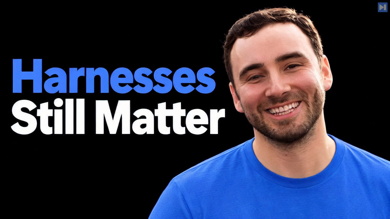 Jediah Katz against black beside the headline Harnesses Still Matter.