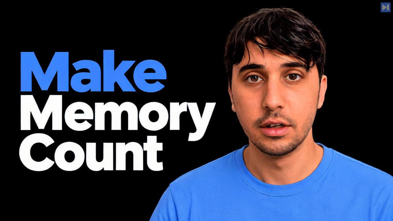 0xSero against black beside the headline Make Memory Count.