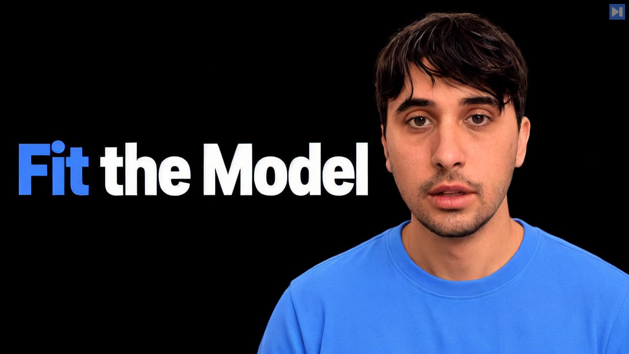 0xSero against black beside the headline Fit the Model.