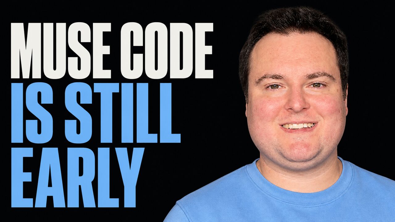 Portrait of Bijan Bowen beside the words Muse Code Is Still Early