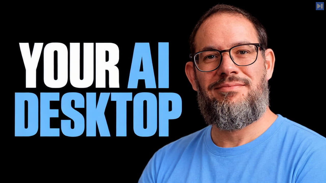 Nate B Jones explaining AI-assisted desktop customization with controlled permissions and reversible changes.