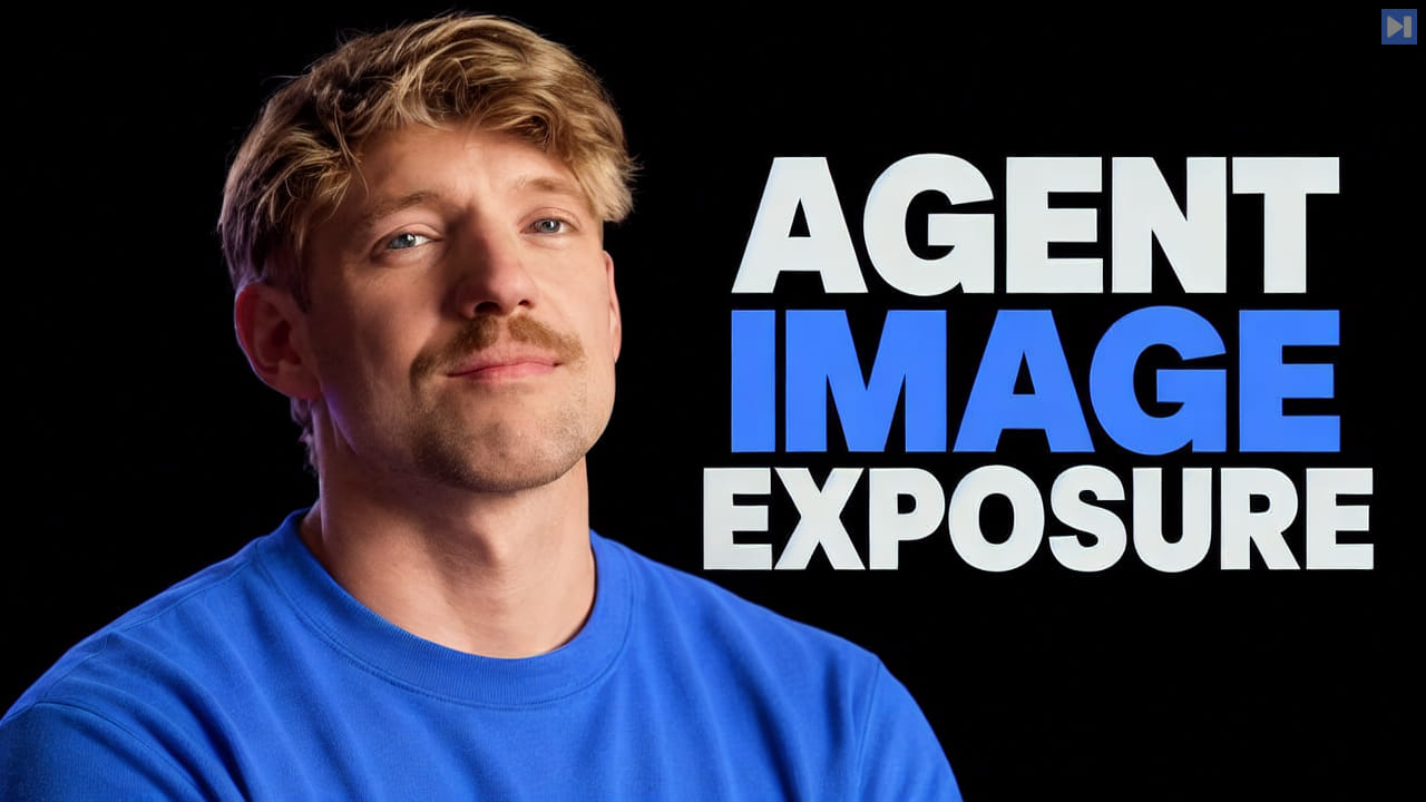 Jack Roberts in a blue top beside the headline AGENT IMAGE EXPOSURE on a black background.