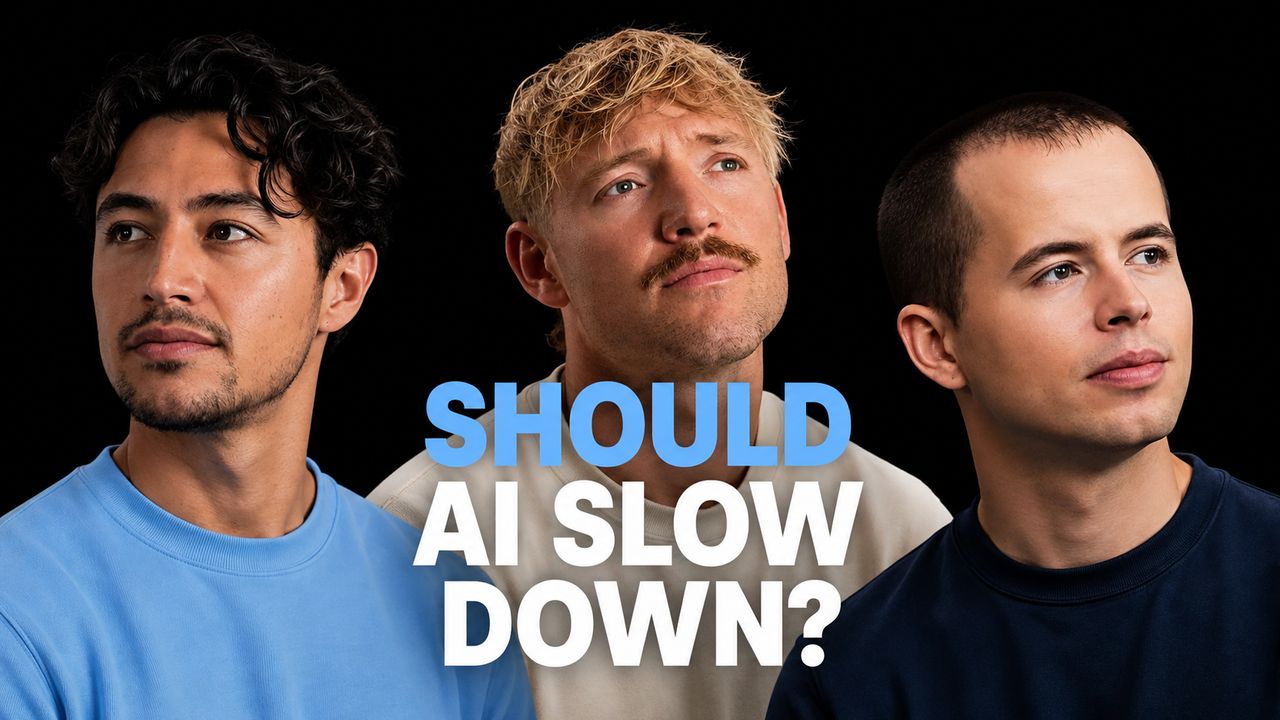 Nick Saraev, Jack Roberts and Jakub Pachocki with AI safety and compute infrastructure themes