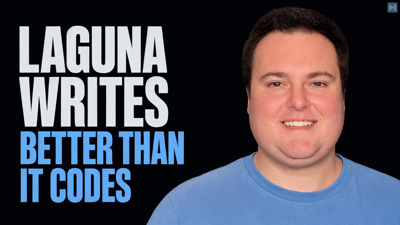 Portrait of Bijan Bowen beside the words Laguna Writes Better Than It Codes