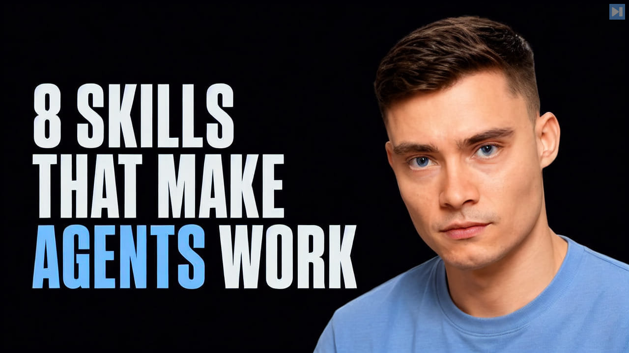 Portrait of David Ondrej beside the words 8 Skills That Make Agents Work