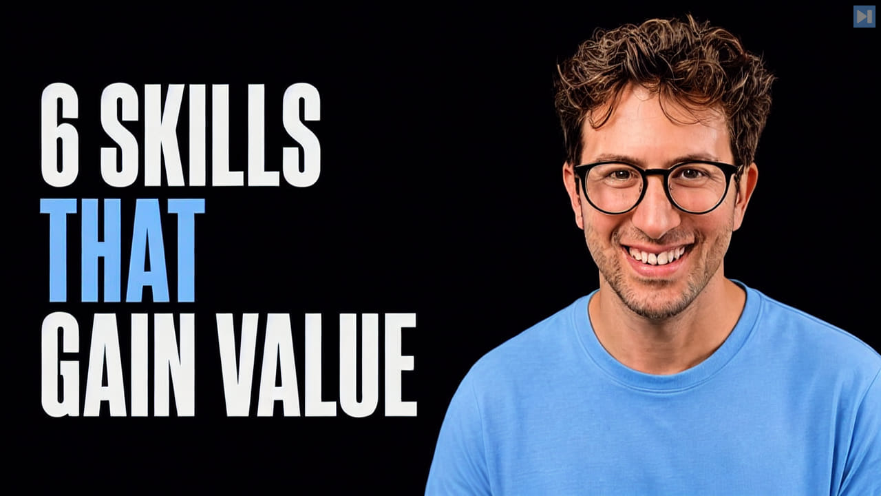 Greg Isenberg beside the words 6 Skills That Gain Value