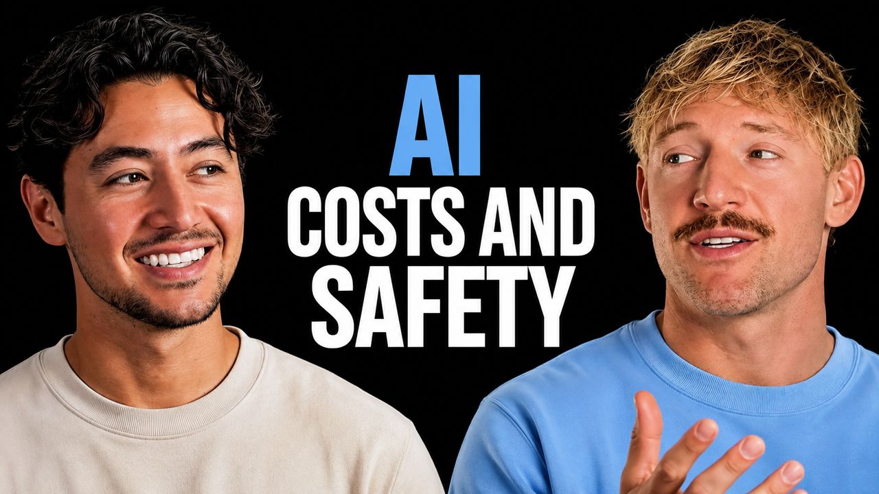 Nick Saraev and Jack Roberts discuss frontier AI costs and safety