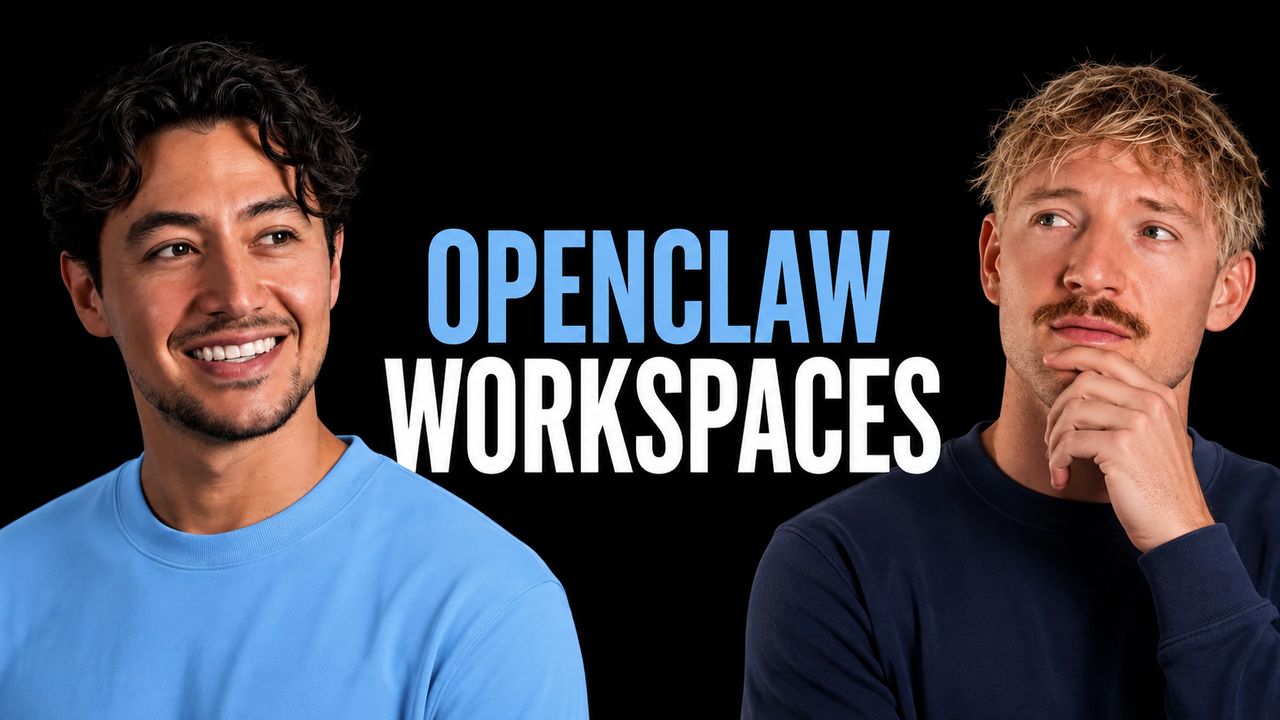 Nick Saraev and Jack Roberts discuss OpenClaw agent workspaces