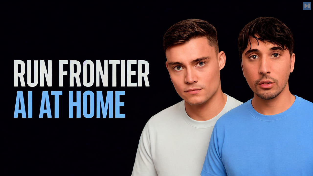 0xSero beside the words Run Frontier AI at Home