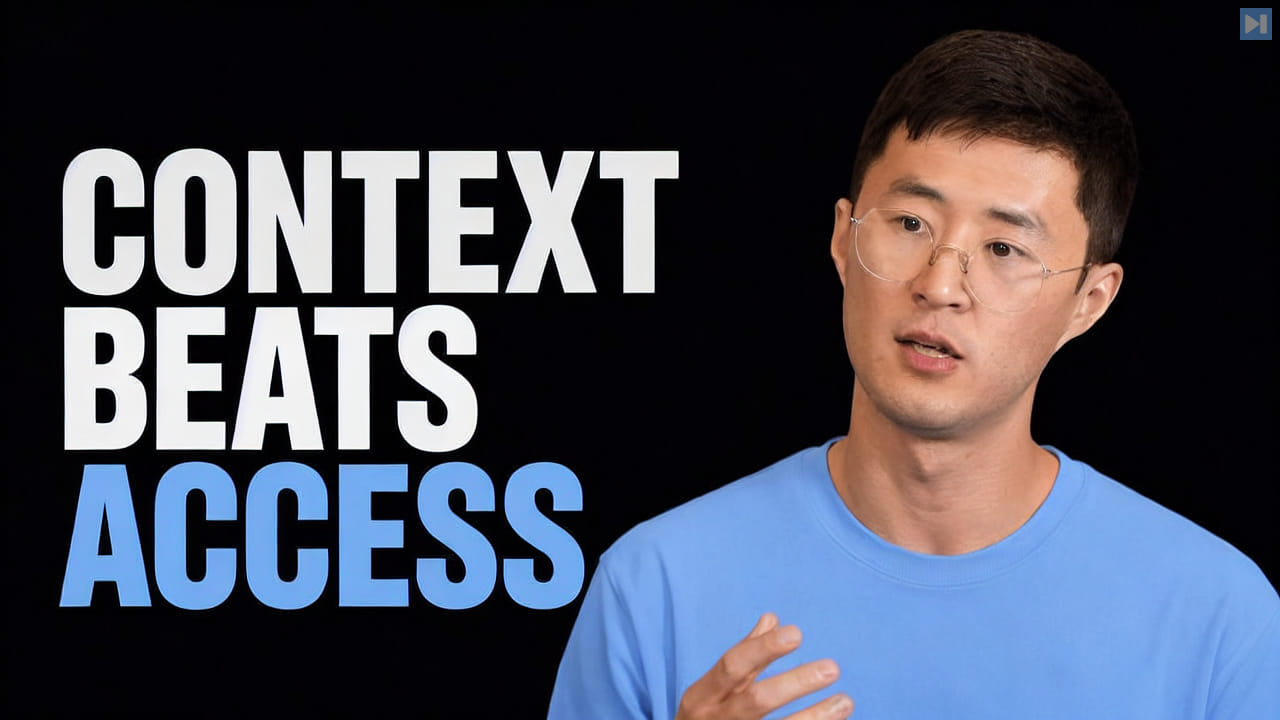 Jeffrey Ng beside the words Context Beats Access