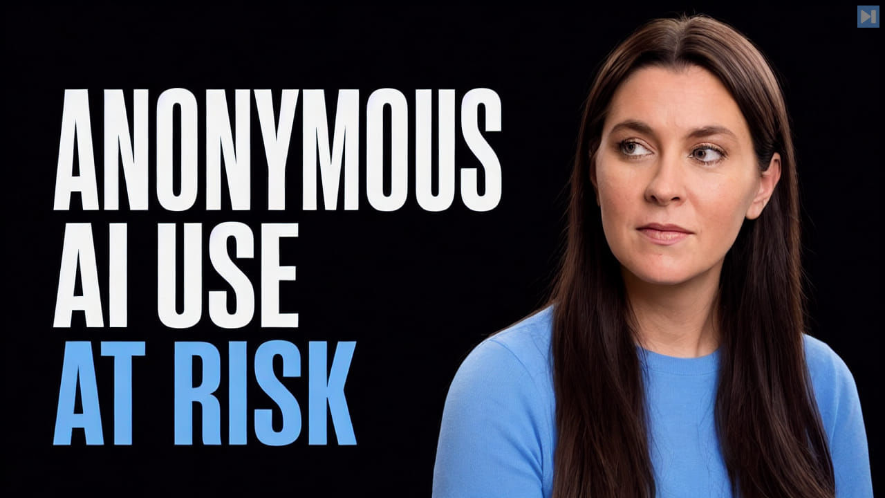 Taylor Lorenz beside the headline Anonymous AI Use at Risk