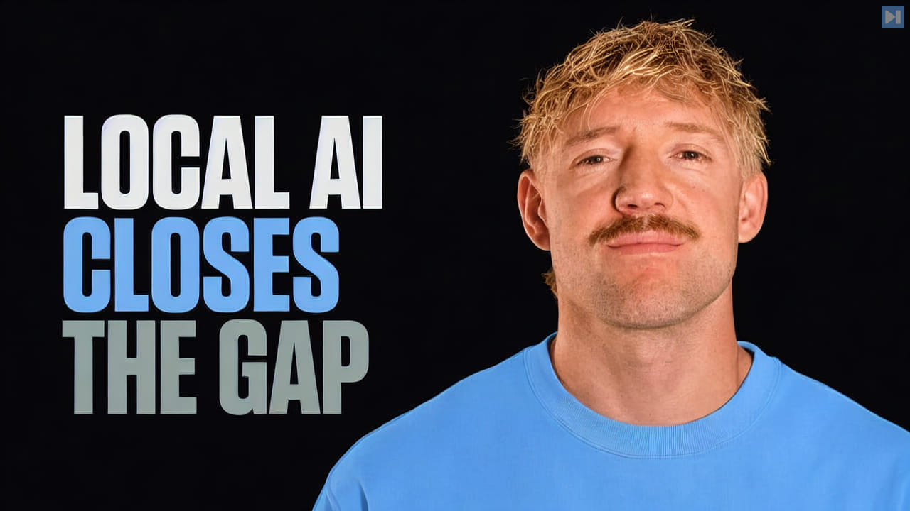 Jack Roberts beside the words Local AI Closes the Gap